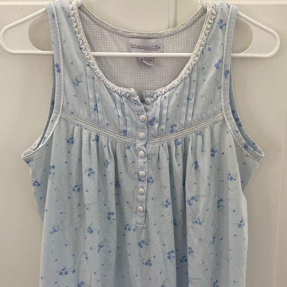 Moments Intimates Blue Nightgown. Loungewear. Size Small - Picture 1 of 6